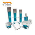 square  acrylic lotion bottles and jars for men cosmetic packaging